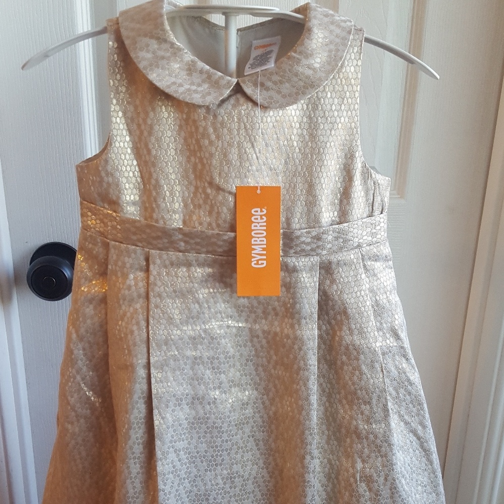 Gymboree Gold dress 4
